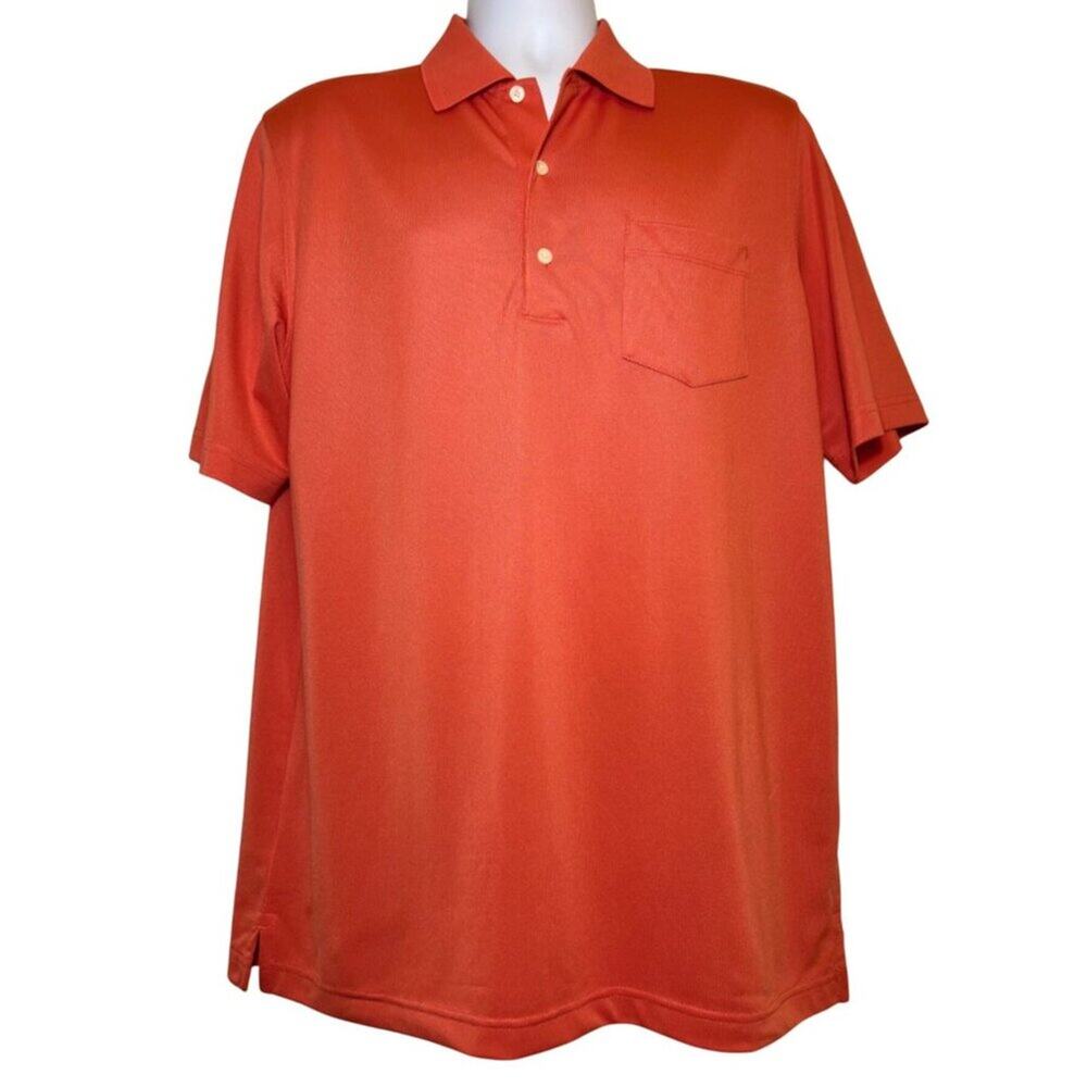 Greg Norman Play Dry Pink Polo Shirt M Short Sleeve Men's Golf Apparel